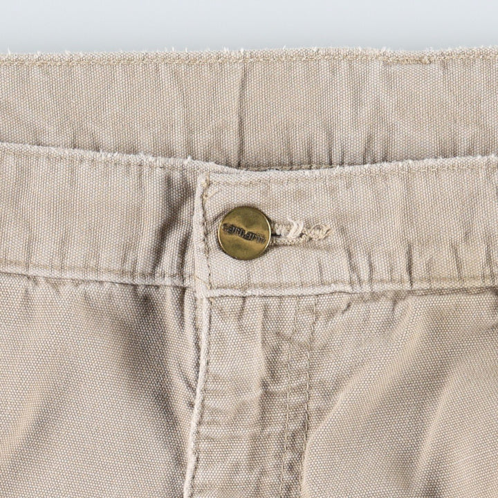 Carhartt Relaxed Fit Duck Work Pants, Men's, W36 equivalent cotton Beige type Vintage Second Hand