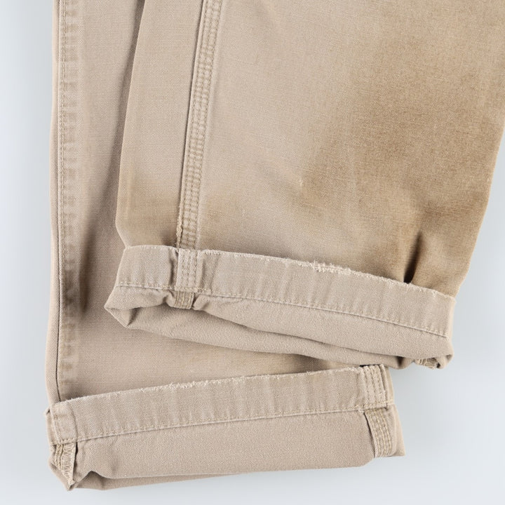 Carhartt Relaxed Fit Duck Work Pants, Men's, W36 equivalent cotton Beige type Vintage Second Hand