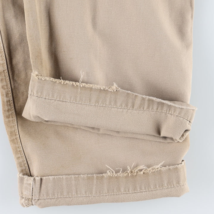 Carhartt Relaxed Fit Duck Work Pants, Men's, W36 equivalent cotton Beige type Vintage Second Hand