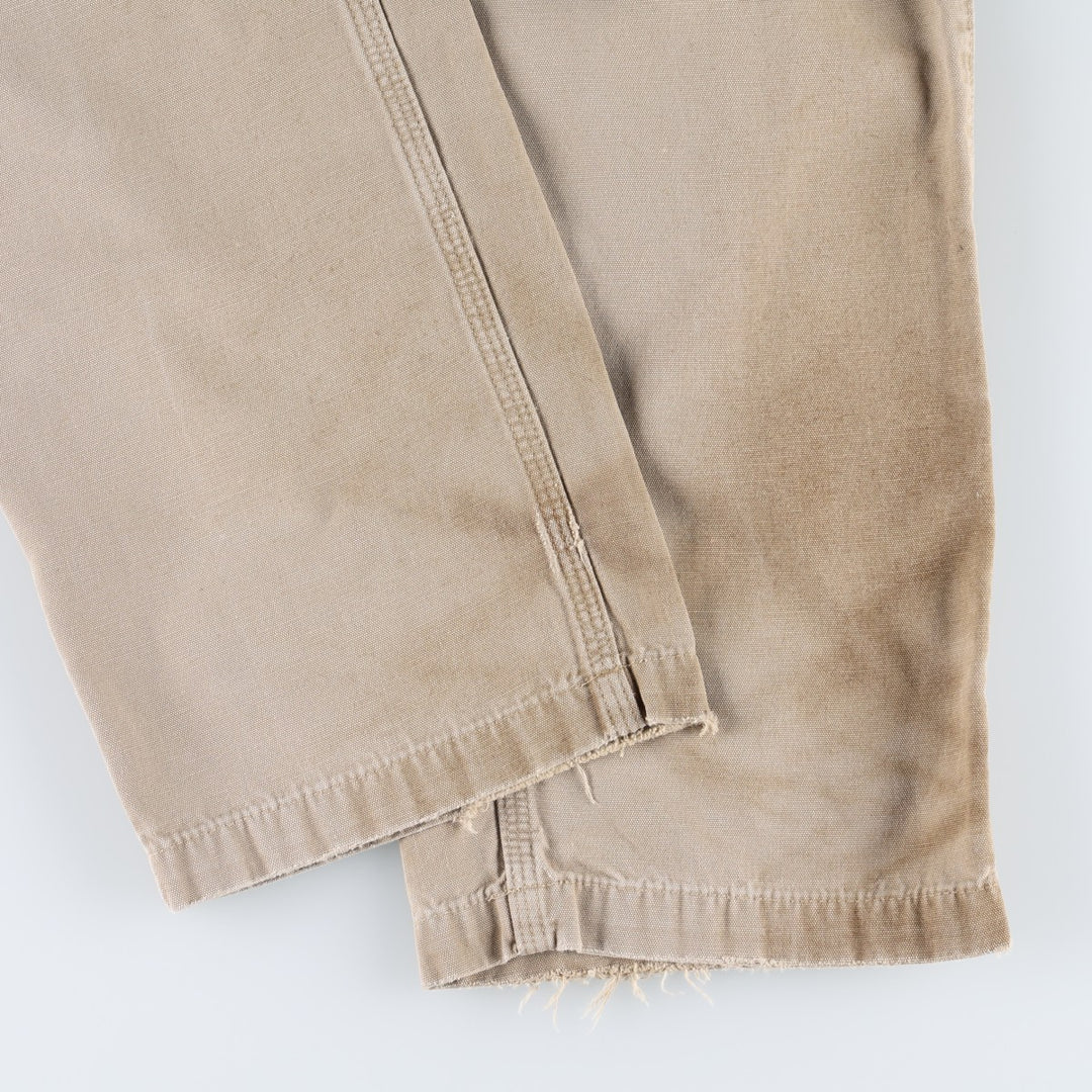 Carhartt Relaxed Fit Duck Work Pants, Men's, W36 equivalent cotton Beige type Vintage Second Hand