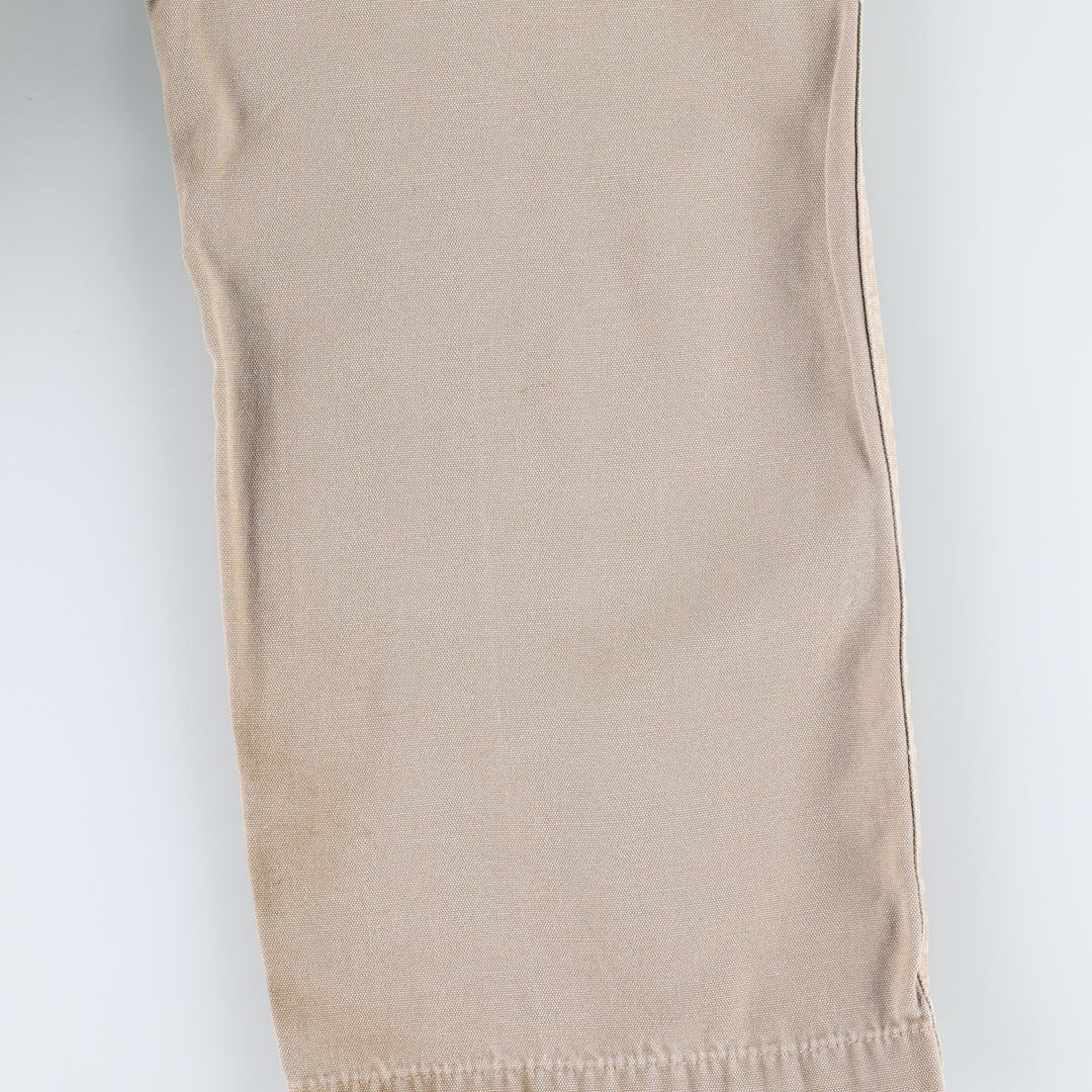 Carhartt Relaxed Fit Duck Work Pants, Men's, W36 equivalent cotton Beige type Vintage Second Hand