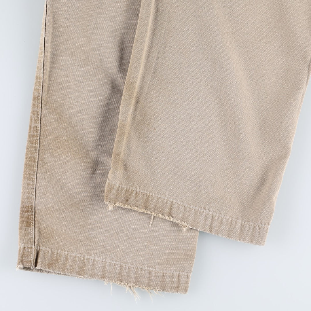 Carhartt Relaxed Fit Duck Work Pants, Men's, W36 equivalent cotton Beige type Vintage Second Hand
