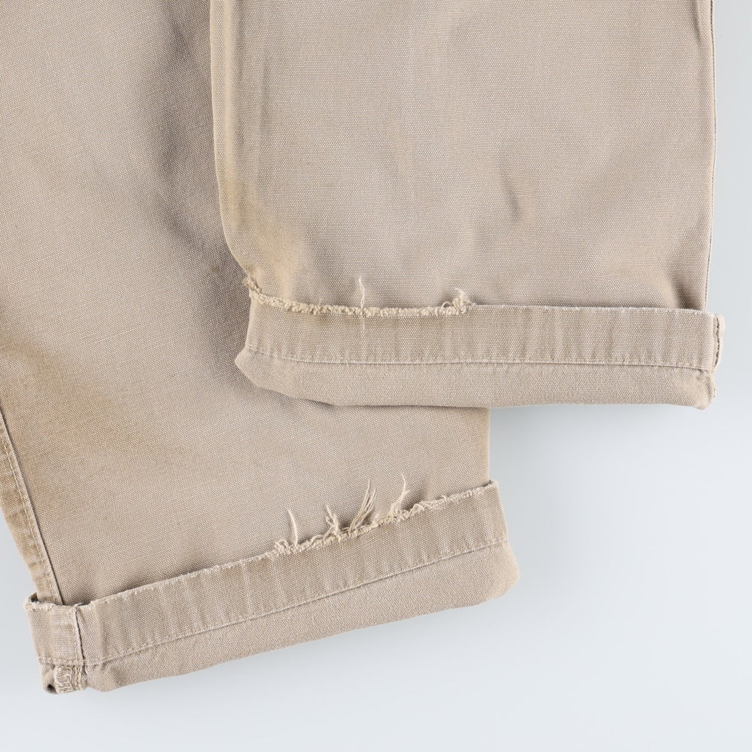 Carhartt Relaxed Fit Duck Work Pants, Men's, W36 equivalent cotton Beige type Vintage Second Hand