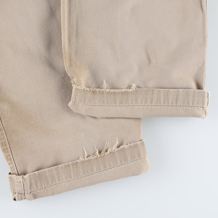 Carhartt Relaxed Fit Duck Work Pants, Men's, W36 equivalent cotton Beige type Vintage Second Hand