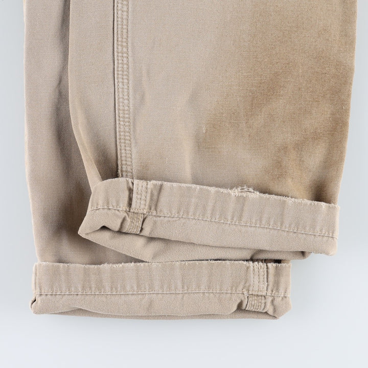 Carhartt Relaxed Fit Duck Work Pants, Men's, W36 equivalent cotton Beige type Vintage Second Hand