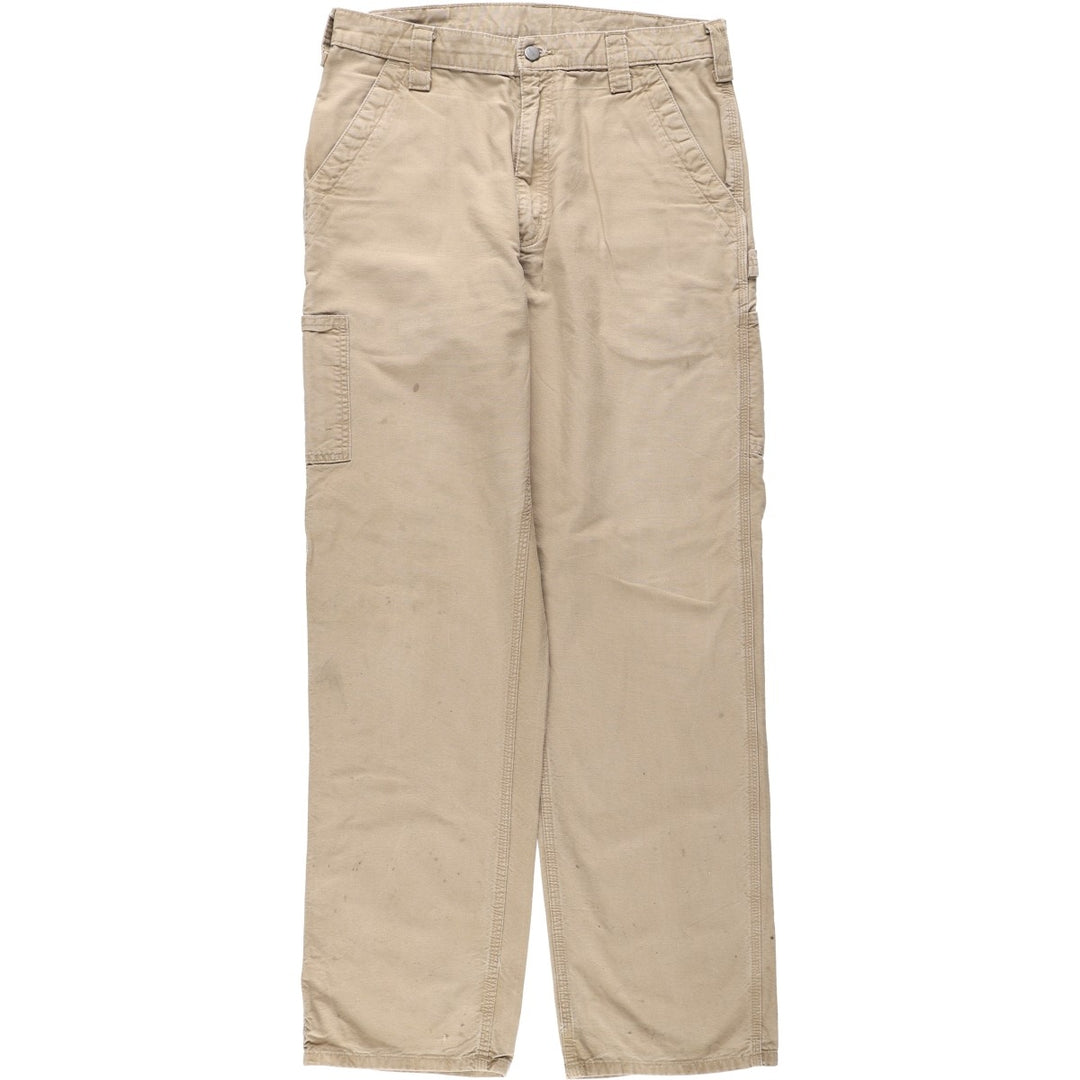 Carhartt Duck Painter Pants, Men's, W33 equivalent cotton Beige type Vintage Second Hand