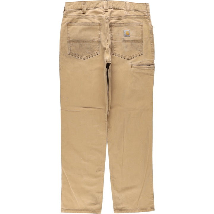 Carhartt Relaxed Fit Duck Work Pants, Men's W33 (approx.) cotton brown type Vintage Second Hand