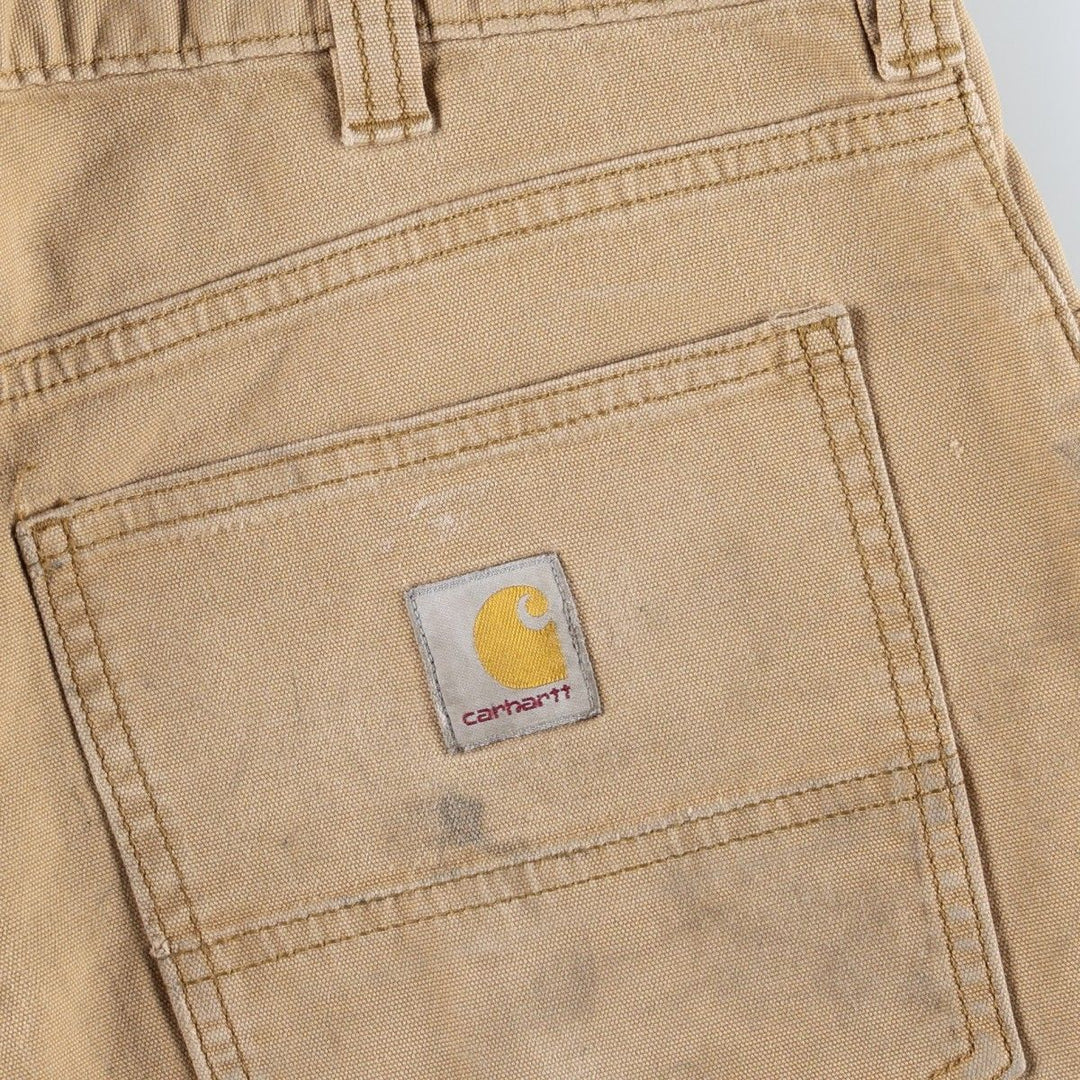 Carhartt Relaxed Fit Duck Work Pants, Men's W33 (approx.) cotton brown type Vintage Second Hand