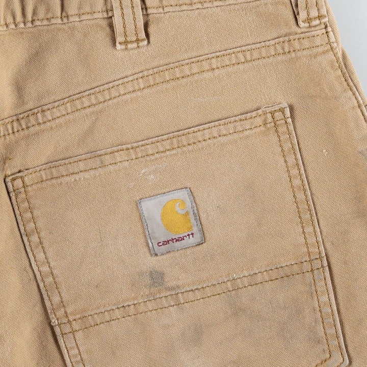 Carhartt Relaxed Fit Duck Work Pants, Men's W33 (approx.) cotton brown type Vintage Second Hand