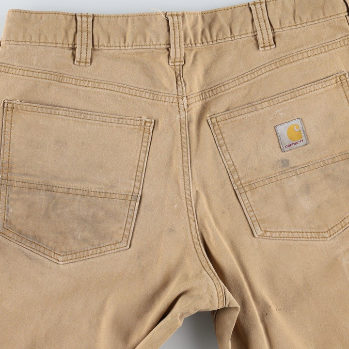 Carhartt Relaxed Fit Duck Work Pants, Men's W33 (approx.) cotton brown type Vintage Second Hand