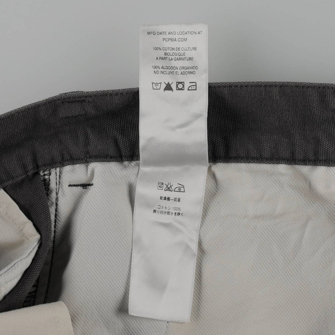 Patagonia ORGANIC COTTON STY55845FA17 Duck Work Pants, Men's W34 (approx.) Organic cotton Charcoal Vintage Second Hand