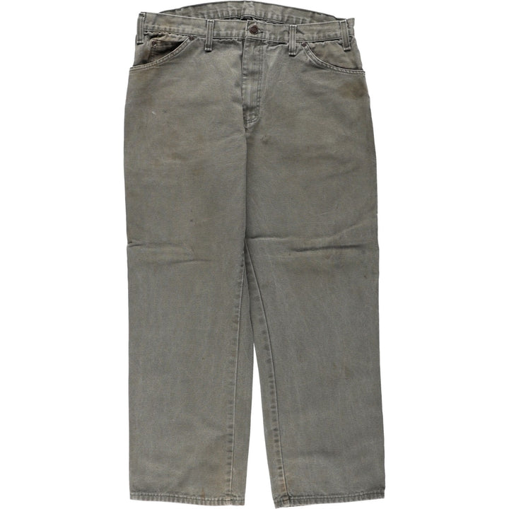 Dickies Duck Painter Pants Men's W35 equivalent cotton Khaki type Vintage Second Hand