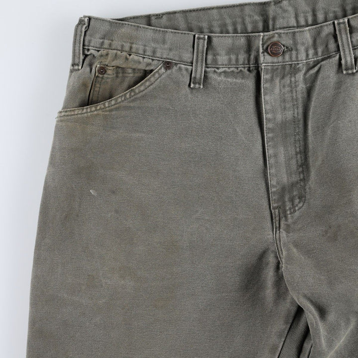 Dickies Duck Painter Pants Men's W35 equivalent cotton Khaki type Vintage Second Hand