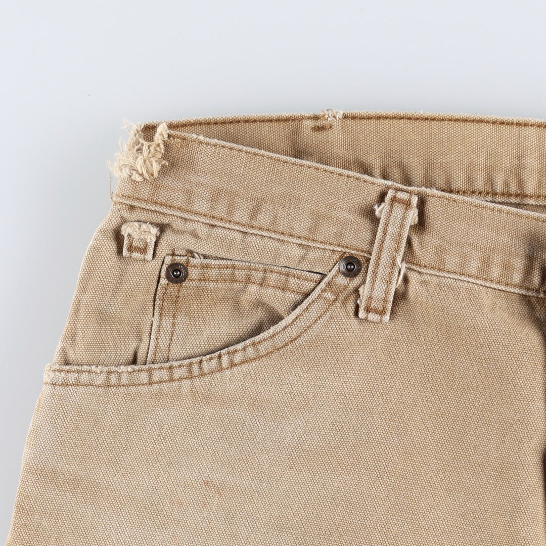 Dickies Duck Painter Pants Men's W33 equivalent unclear brown type Vintage Second Hand