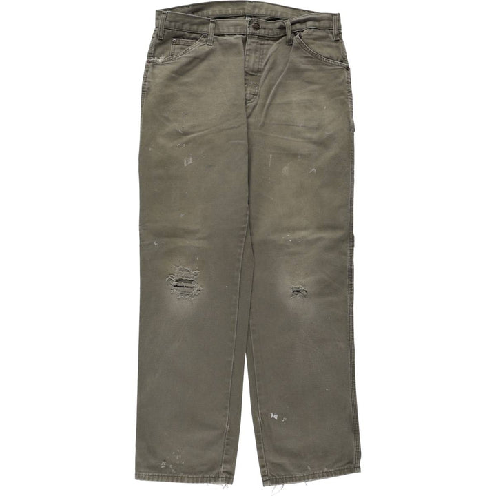 Dickies Duck Painter Pants Men's W35 equivalent cotton Khaki type Vintage Second Hand
