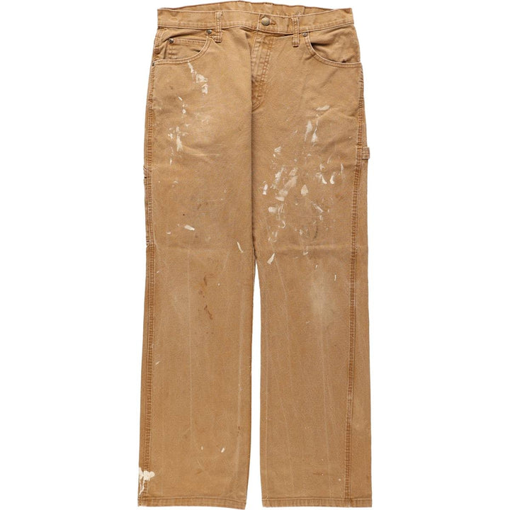 Dickies Duck Painter Pants Men's W33 equivalent cotton Khaki type beige Vintage Second Hand