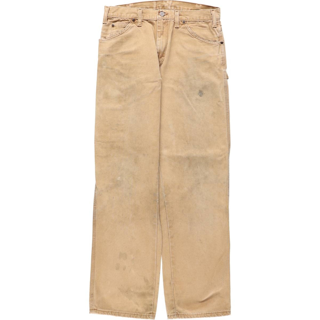 Dickies Duck Painter Pants Men's W31 equivalent cotton Khaki type beige Vintage Second Hand