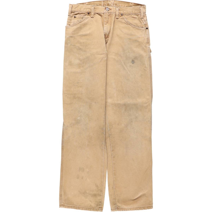 Dickies Duck Painter Pants Men's W31 equivalent cotton Khaki type beige Vintage Second Hand