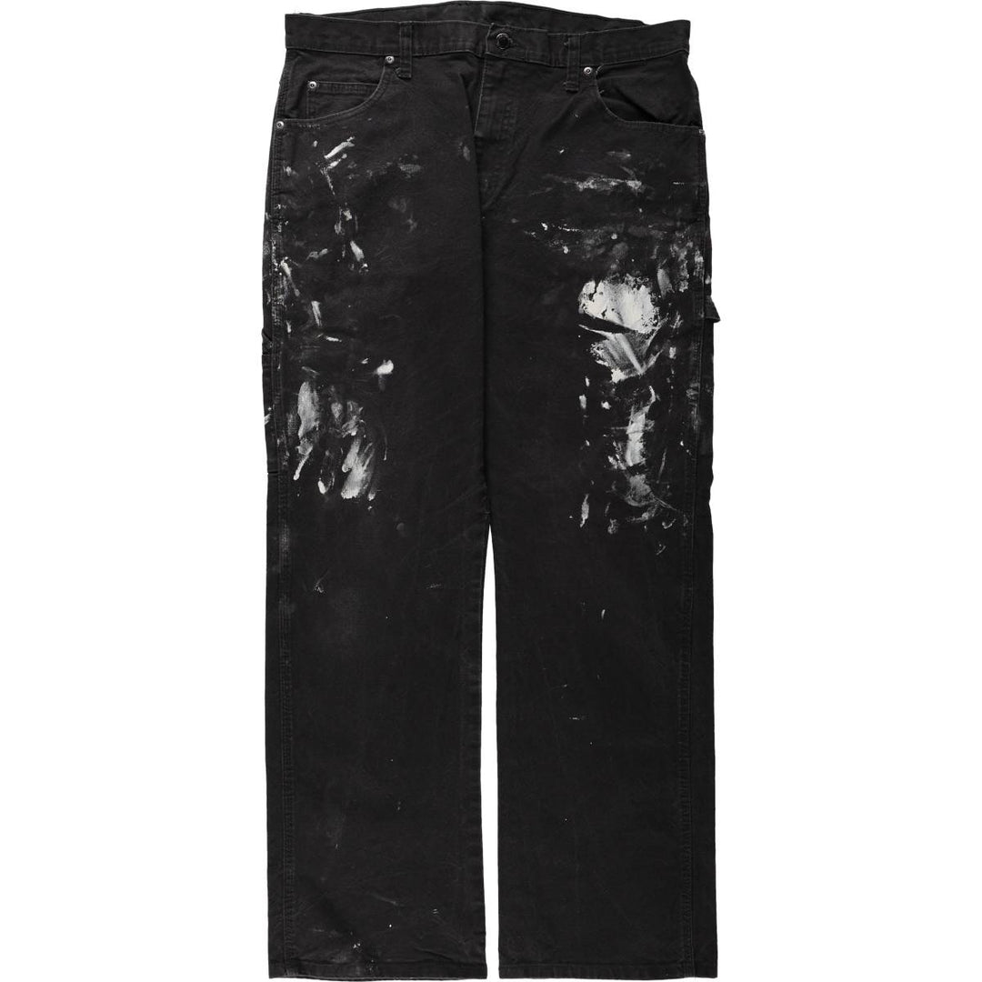 Dickies Painted Duck Painter Pants for Men (W36 equivalent) cotton black type Vintage Second Hand