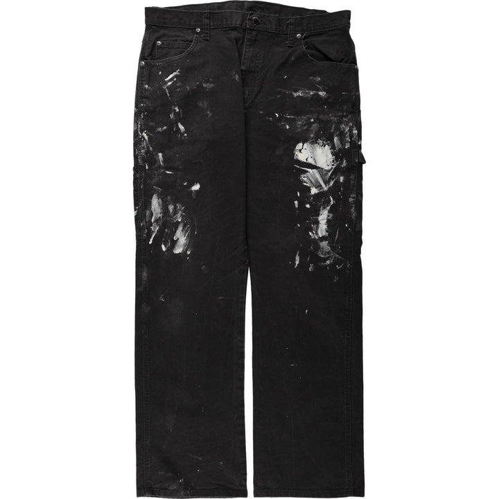 Dickies Painted Duck Painter Pants for Men (W36 equivalent) cotton black type Vintage Second Hand