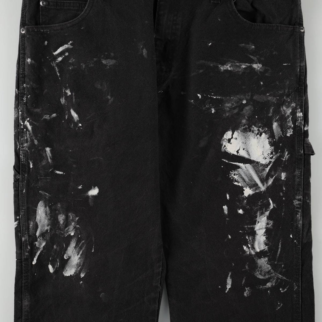 Dickies Painted Duck Painter Pants for Men (W36 equivalent) cotton black type Vintage Second Hand