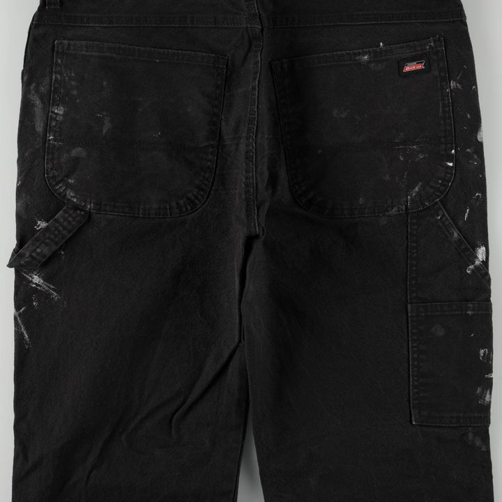Dickies Painted Duck Painter Pants for Men (W36 equivalent) cotton black type Vintage Second Hand