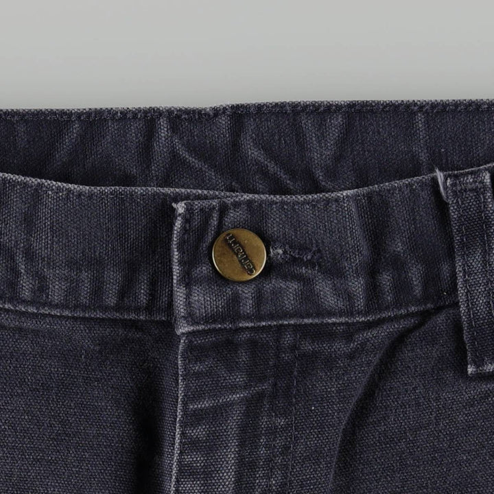Carhartt Original Dungaree Fit Painted Duck Painter Pants, Men's Size W32 cotton navy blue type Vintage Second Hand