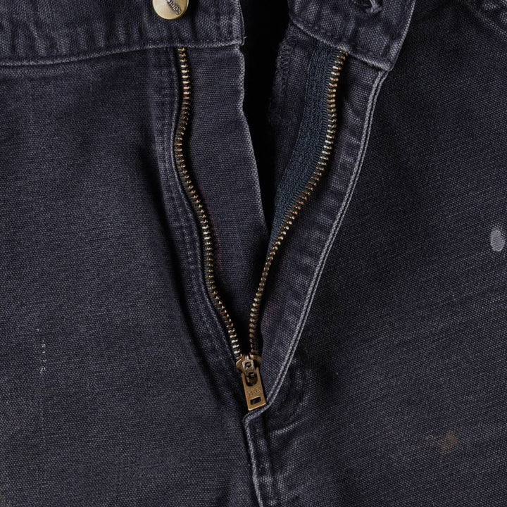 Carhartt Original Dungaree Fit Painted Duck Painter Pants, Men's Size W32 cotton navy blue type Vintage Second Hand