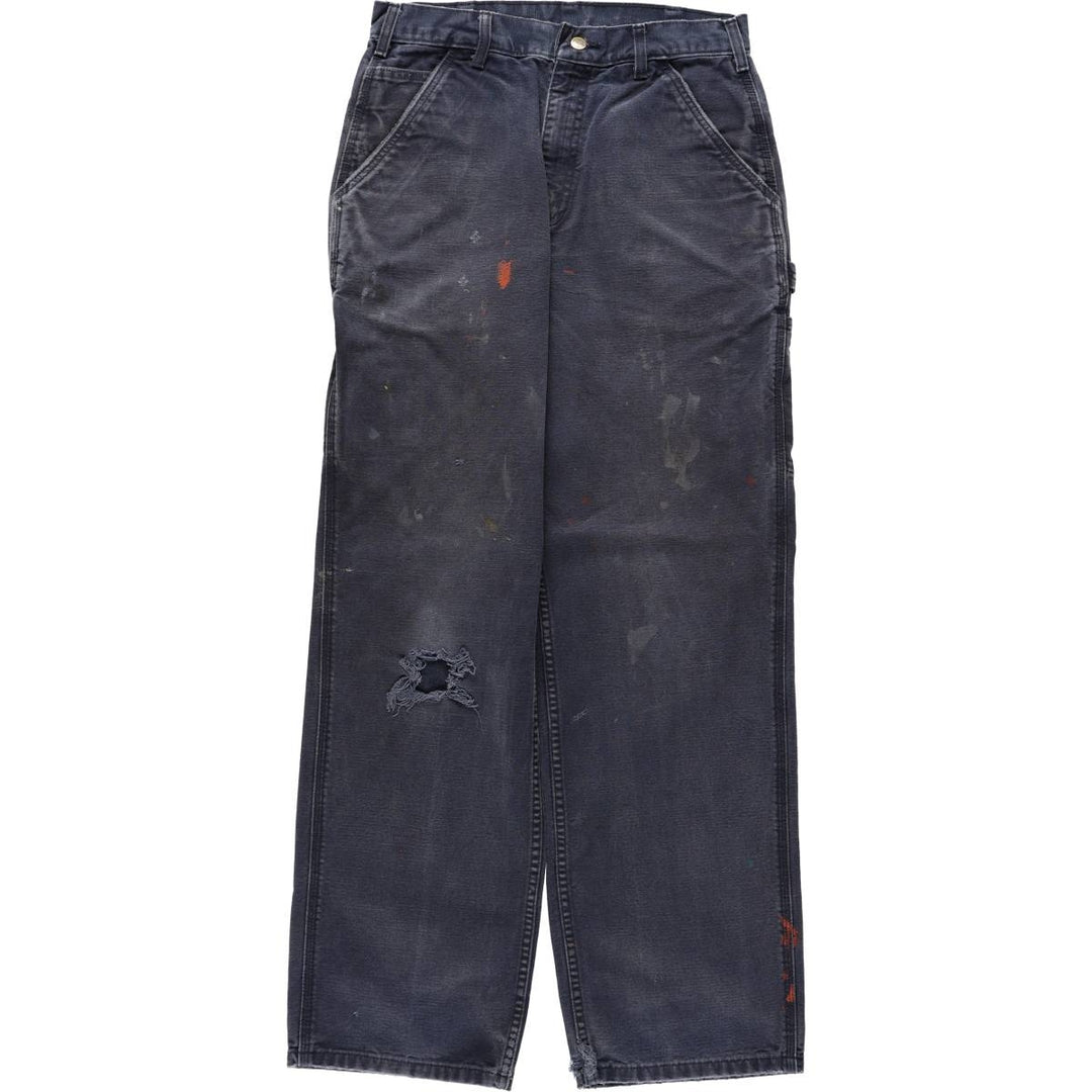 Carhartt Duck Painter Pants, Men's, W31 equivalent cotton navy blue type Vintage Second Hand