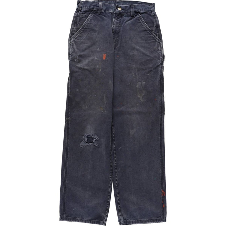 Carhartt Duck Painter Pants, Men's, W31 equivalent cotton navy blue type Vintage Second Hand