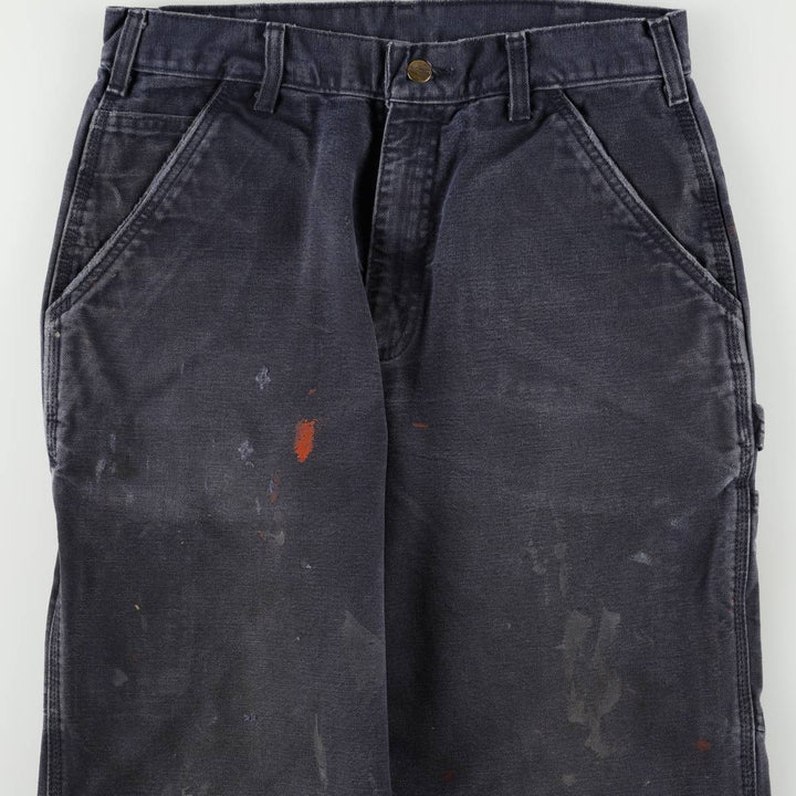 Carhartt Duck Painter Pants, Men's, W31 equivalent cotton navy blue type Vintage Second Hand