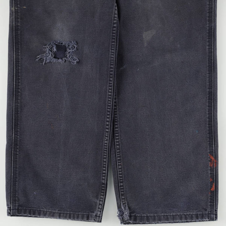Carhartt Duck Painter Pants, Men's, W31 equivalent cotton navy blue type Vintage Second Hand
