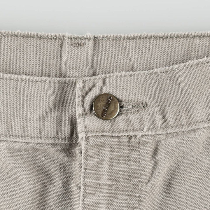 Carhartt Duck Painter Pants, Men's, W36 equivalent cotton gray type Vintage Second Hand