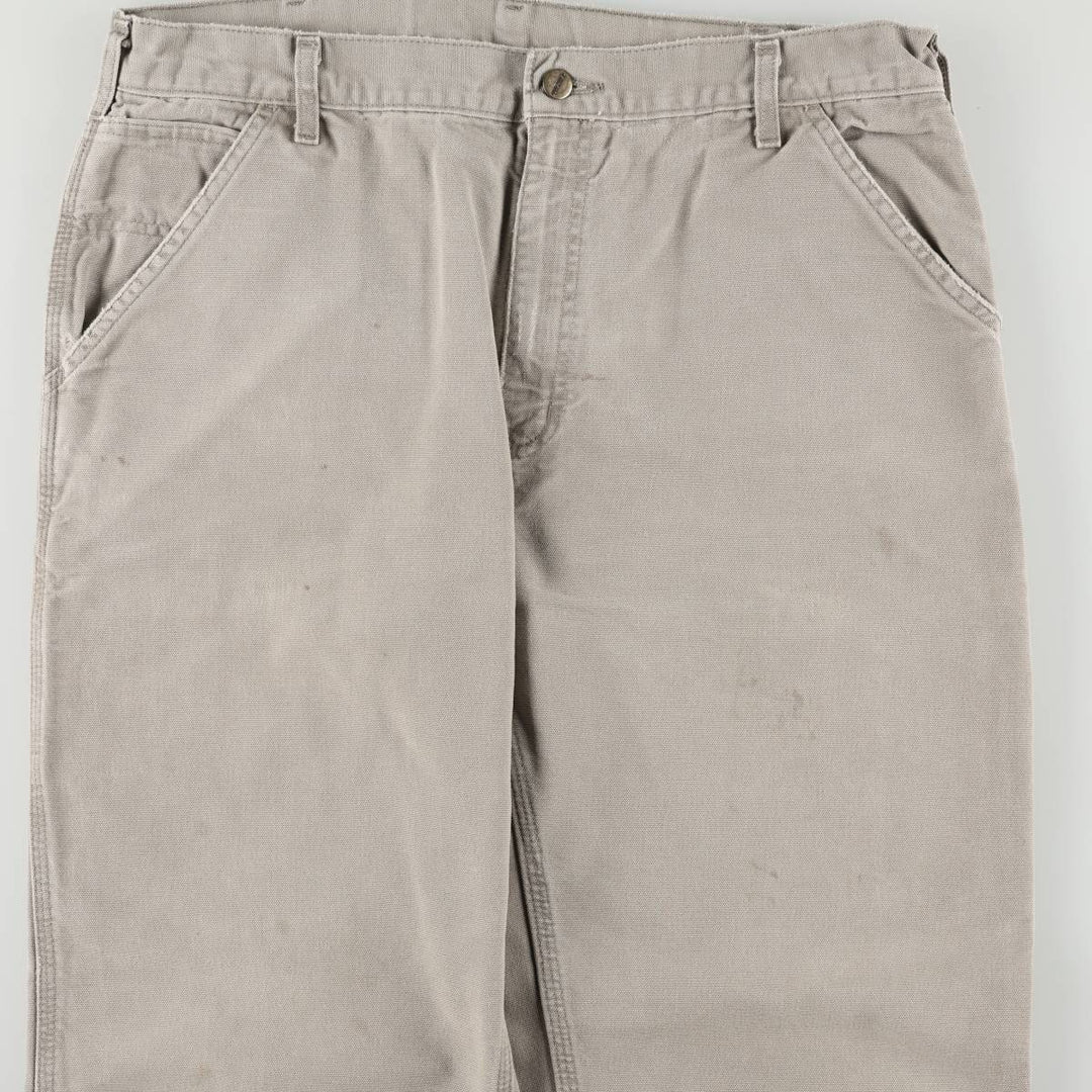 Carhartt Duck Painter Pants, Men's, W36 equivalent cotton gray type Vintage Second Hand