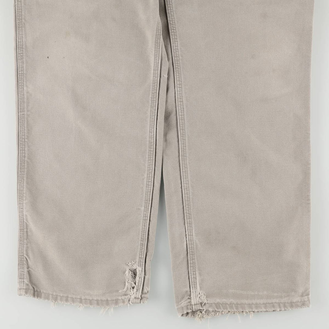 Carhartt Duck Painter Pants, Men's, W36 equivalent cotton gray type Vintage Second Hand