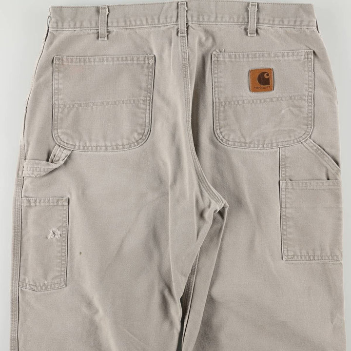Carhartt Duck Painter Pants, Men's, W36 equivalent cotton gray type Vintage Second Hand