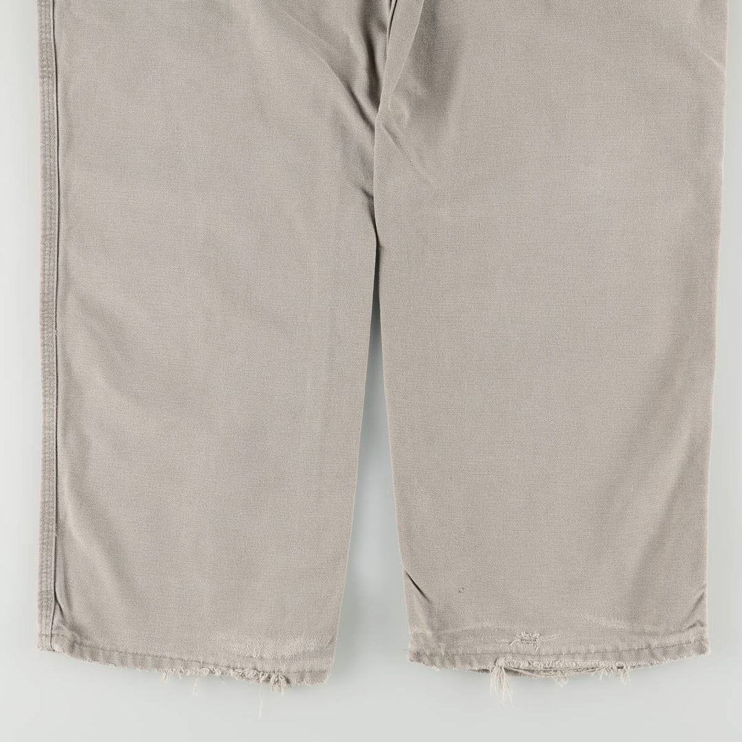 Carhartt Duck Painter Pants, Men's, W36 equivalent cotton gray type Vintage Second Hand