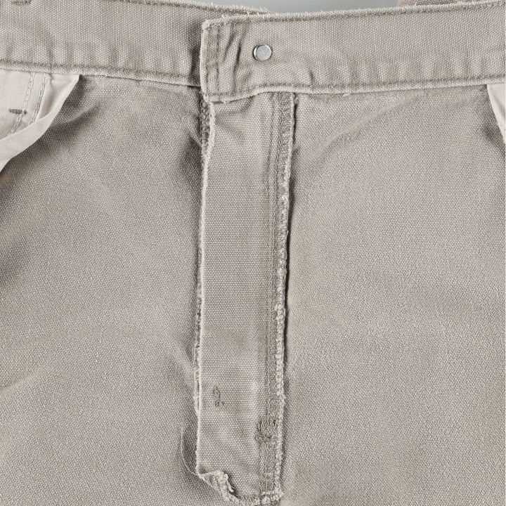 Carhartt Duck Painter Pants, Men's, W36 equivalent cotton gray type Vintage Second Hand