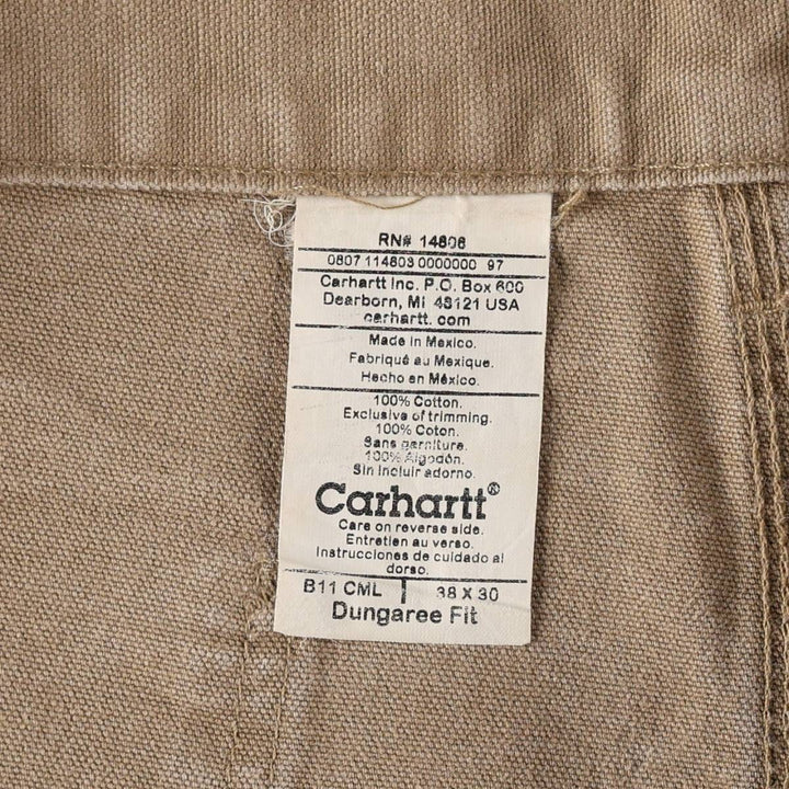 Carhartt Dungaree Fit Duck Painter Pants, Men's, Size 38 cotton Beige type Vintage Second Hand