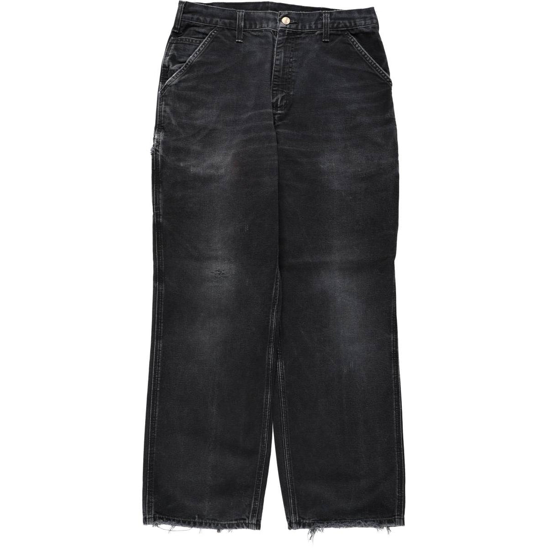 Carhartt Dungaree Fit Duck Painter Pants, Men's, W32 equivalent cotton black type Vintage Second Hand