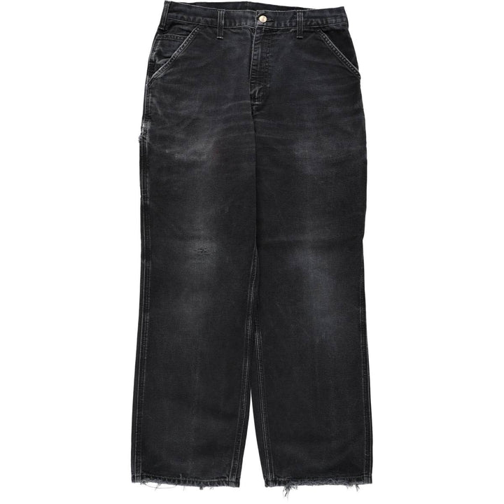 Carhartt Dungaree Fit Duck Painter Pants, Men's, W32 equivalent cotton black type Vintage Second Hand