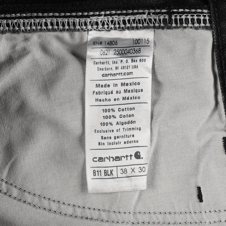 Carhartt Duck Painter Pants, Men's, W37 equivalent cotton black type Vintage Second Hand