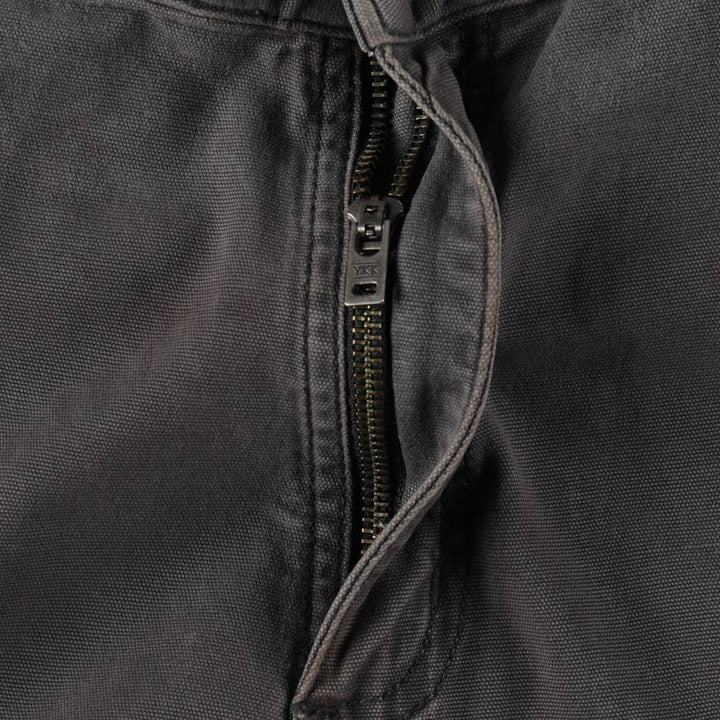 Carhartt Relaxed Fit Double Knee Duck Painter Pants for Men, W34 cotton Charcoal Vintage Second Hand