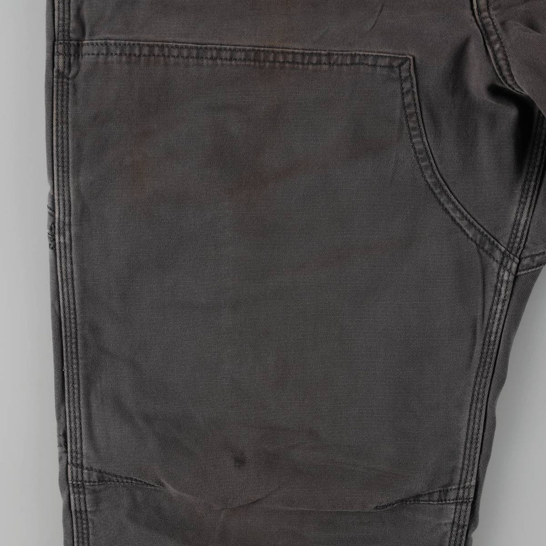 Carhartt Relaxed Fit Double Knee Duck Painter Pants for Men, W34 cotton Charcoal Vintage Second Hand