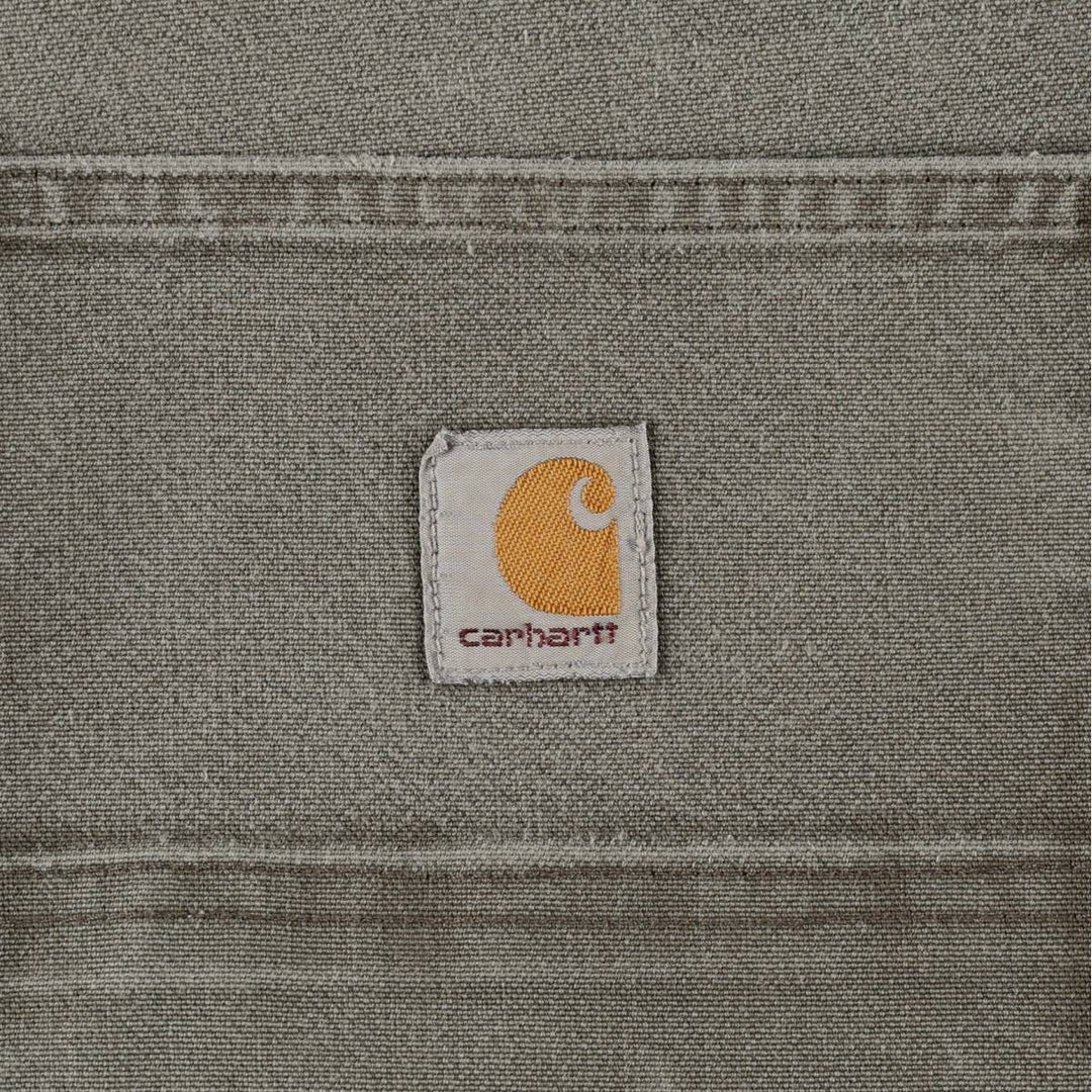Carhartt Straight Fit Double Knee Duck Painter Pants, Men's W35 (approx.) cotton gray type Vintage Second Hand