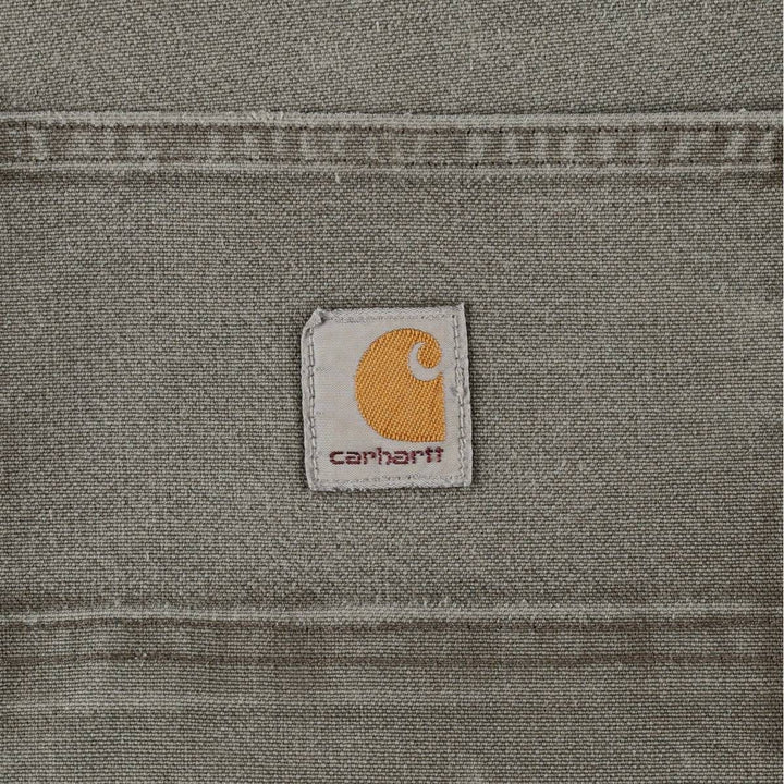 Carhartt Straight Fit Double Knee Duck Painter Pants, Men's W35 (approx.) cotton gray type Vintage Second Hand
