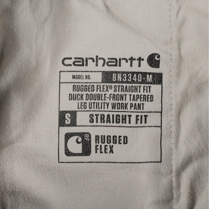 Carhartt Straight Fit Double Knee Duck Painter Pants, Men's W35 (approx.) cotton gray type Vintage Second Hand