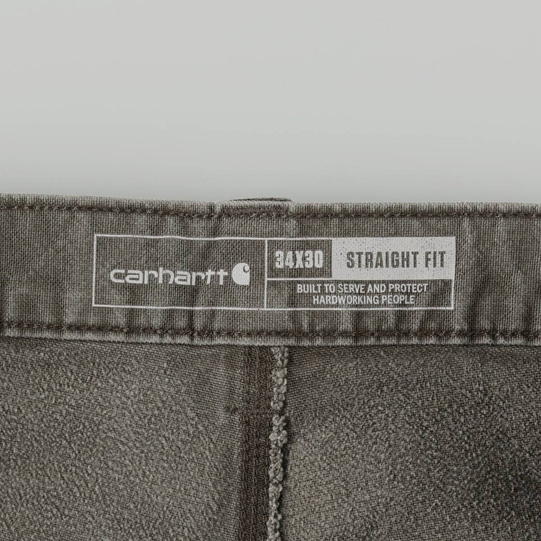 Carhartt Straight Fit Double Knee Duck Painter Pants, Men's W35 (approx.) cotton gray type Vintage Second Hand