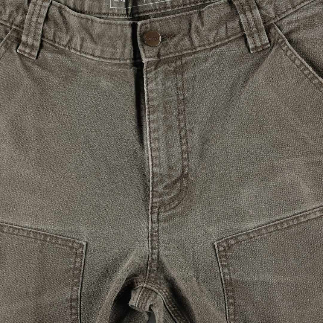 Carhartt Straight Fit Double Knee Duck Painter Pants, Men's W35 (approx.) cotton gray type Vintage Second Hand