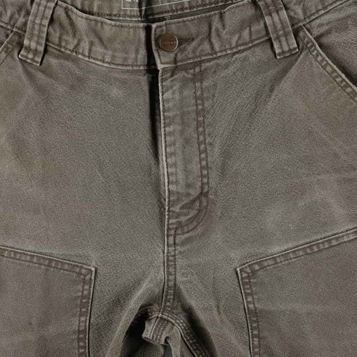 Carhartt Straight Fit Double Knee Duck Painter Pants, Men's W35 (approx.) cotton gray type Vintage Second Hand